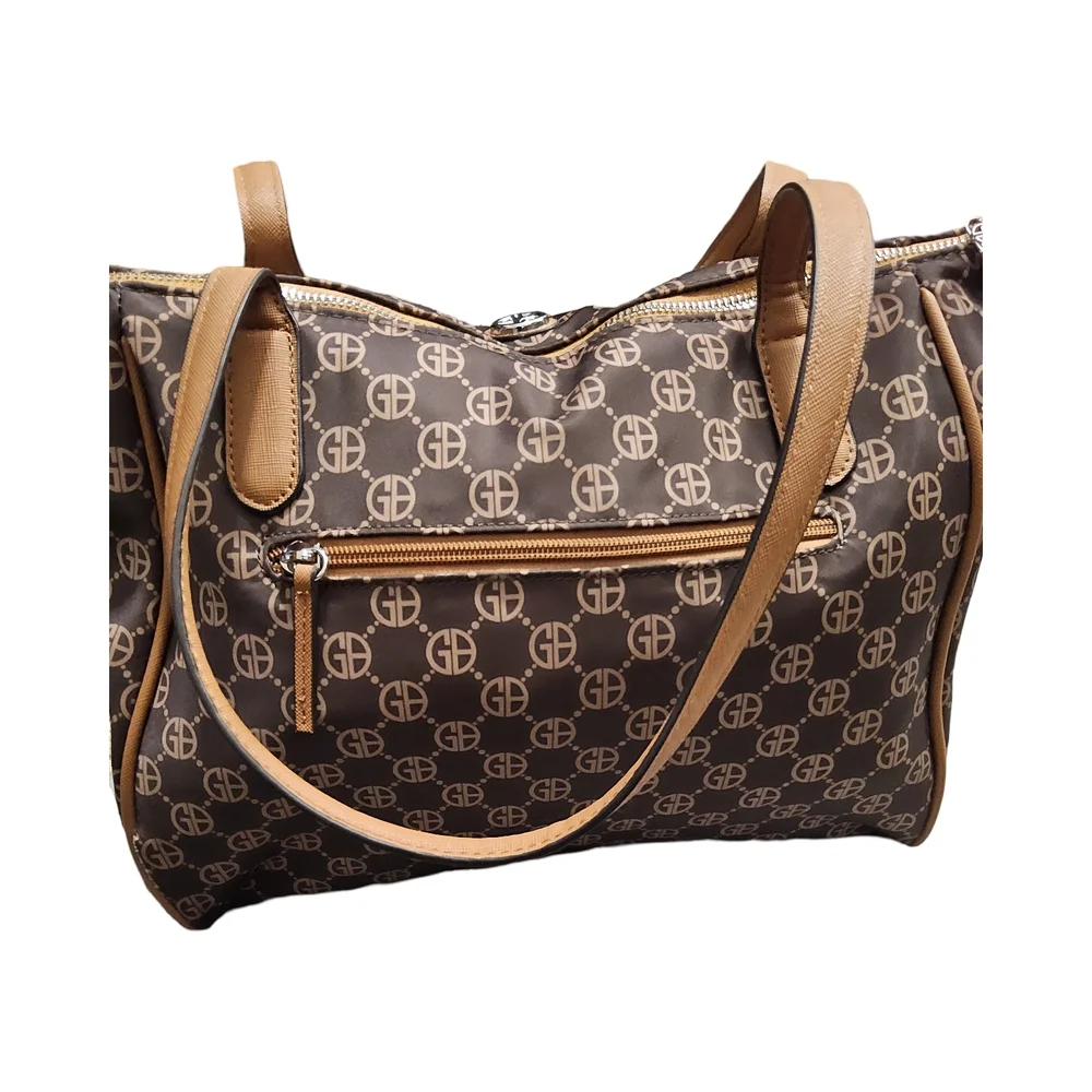 Customer Return Giani Bernini Logo nylon Tote Bag